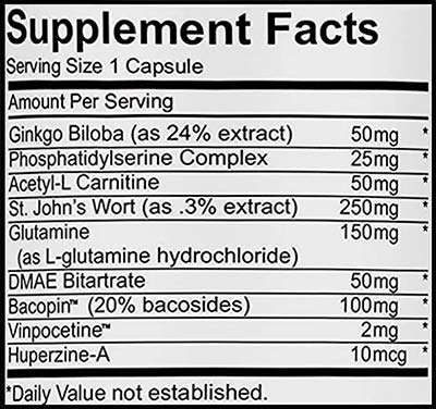 Brainalin supplement-fact